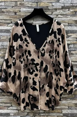 Mixed Brands - Polene Blouse 7889 - Champagne Leo