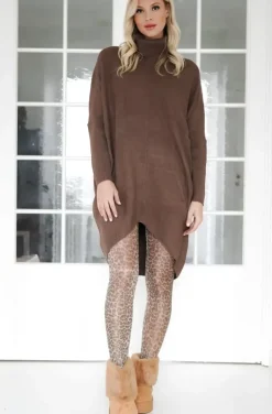 Mixed Brands - Polo dress BL028 - Brown