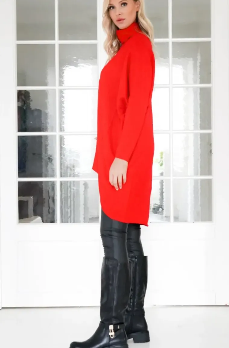 Mixed Brands - Polo dress BL028 - Red