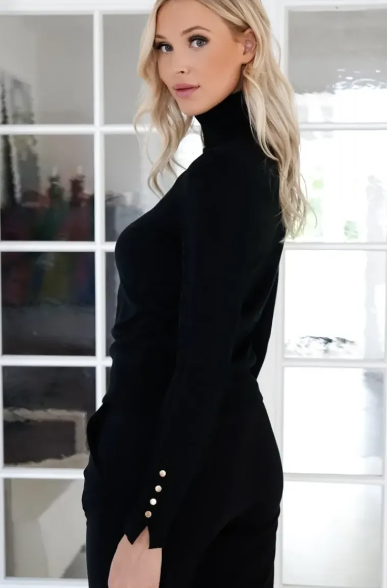 Mixed Brands - Polo top 8029 - Black