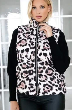Mixed Brands - Quilted Vest 2363 - White Leo