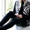 Mixed Brands - Quilted Vest 2363 - Zebra