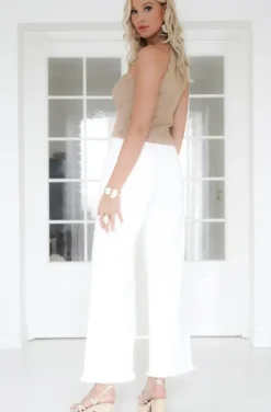 Mixed Brands - Ribbed tank top 8009 - Camel