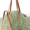 Mixed Brands - Round Crochet Bag 1349 - Green