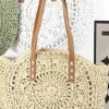 Mixed Brands - Round Crochet Bag 1349 - Natural