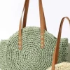 Mixed Brands - Round Straw bag 1350 - Green
