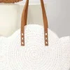 Mixed Brands - Round Straw bag 1350 - White