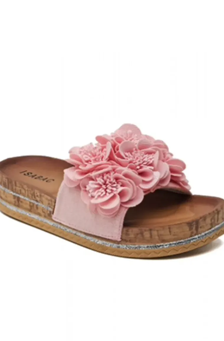 Mixed Brands - Sandal with flower 2331 - Pink