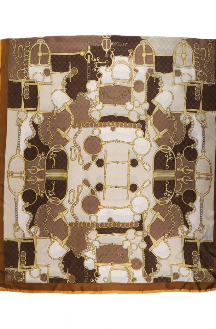 Mixed Brands - Scarf Elegant Chain 0922 - Camel