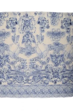 Mixed Brands - Scarf Elegant Print 0929 - Blue