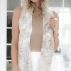 Mixed Brands - Scarf Elegant Print 0929 - Taupe
