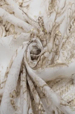 Mixed Brands - Scarf Elegant Print 0929 - Taupe