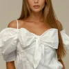 Mixed Brands - Shirt with Bow 34633 - White