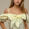 Mixed Brands - Shirt with Bow 34633 - Yellow