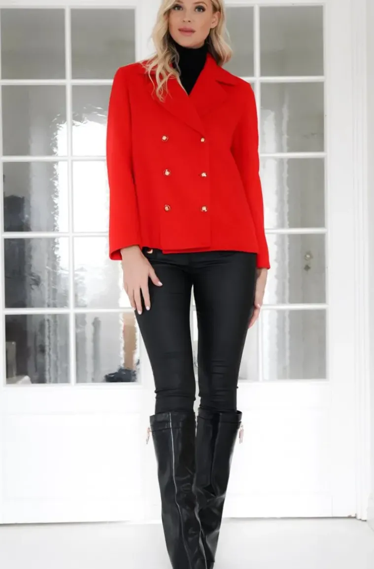 Mixed Brands - Short jacket 72056 - Red