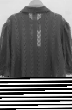 Mixed Brands - Short sleeve blouse with lace 9631-3310 - Black