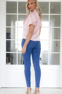 Mixed Brands - Short sleeve blouse 9604 - Pink