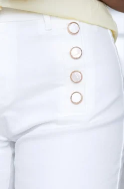 Mixed Brands - Shorts with buttons S172 - White