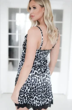 Mixed Brands - Slip Dress Leo XX - Black
