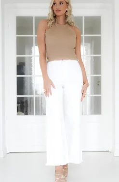 Mixed Brands - Straight pant NCM109 - White