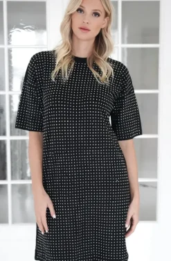 Mixed Brands - Studded Dress 8065 - Black