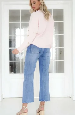 Mixed Brands - Sweater with hearts 3020 - Pink