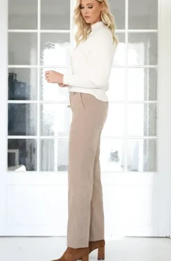 Mixed Brands - the perfect flare pant 3337 - Camel