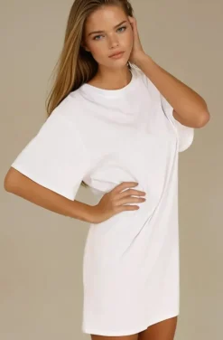 Mixed Brands - Tshirt dress 1232 - White