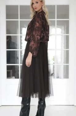 Mixed Brands - Tulle skirt Tulipa 0231 - Dark Brown