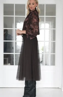 Mixed Brands - Tulle skirt Tulipa 0231 - Dark Brown
