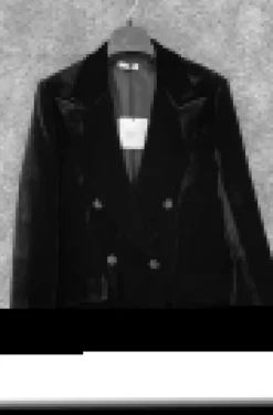 Mixed Brands - Velvet Blazer 333 - Black