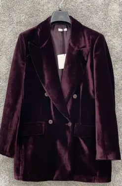 Mixed Brands - Velvet Blazer 333 - Bordeaux