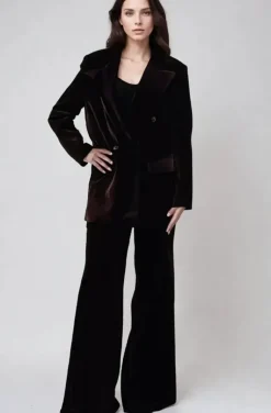 Mixed Brands - Velvet Pant 622 - Bordeaux