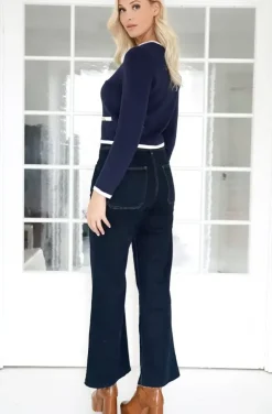 Mixed Brands - Wide leg jeans with Pockets 9200