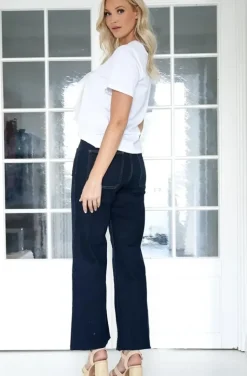 Mixed Brands - Wide leg jeans with Pockets 9200