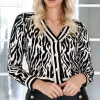 Mixed Brands - Zebra cradigan 285
