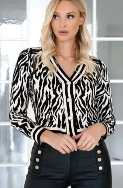 Mixed Brands - Zebra cradigan 285
