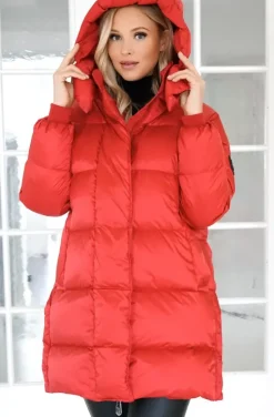 Monel - Lucie Boxy Mid - Bright Red