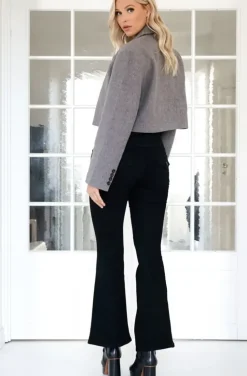 NORR - Badine Short Blazer Grey Melange