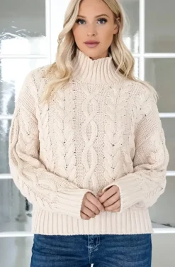 NORR - Thea Knit Top - Beige