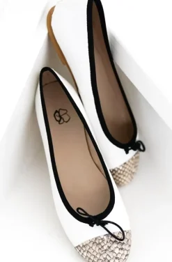 Odare - Valencia Ballerina Offwhite Roccia