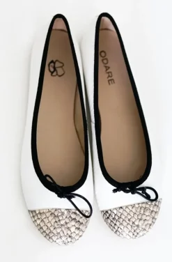 Odare - Valencia Ballerina Offwhite Roccia