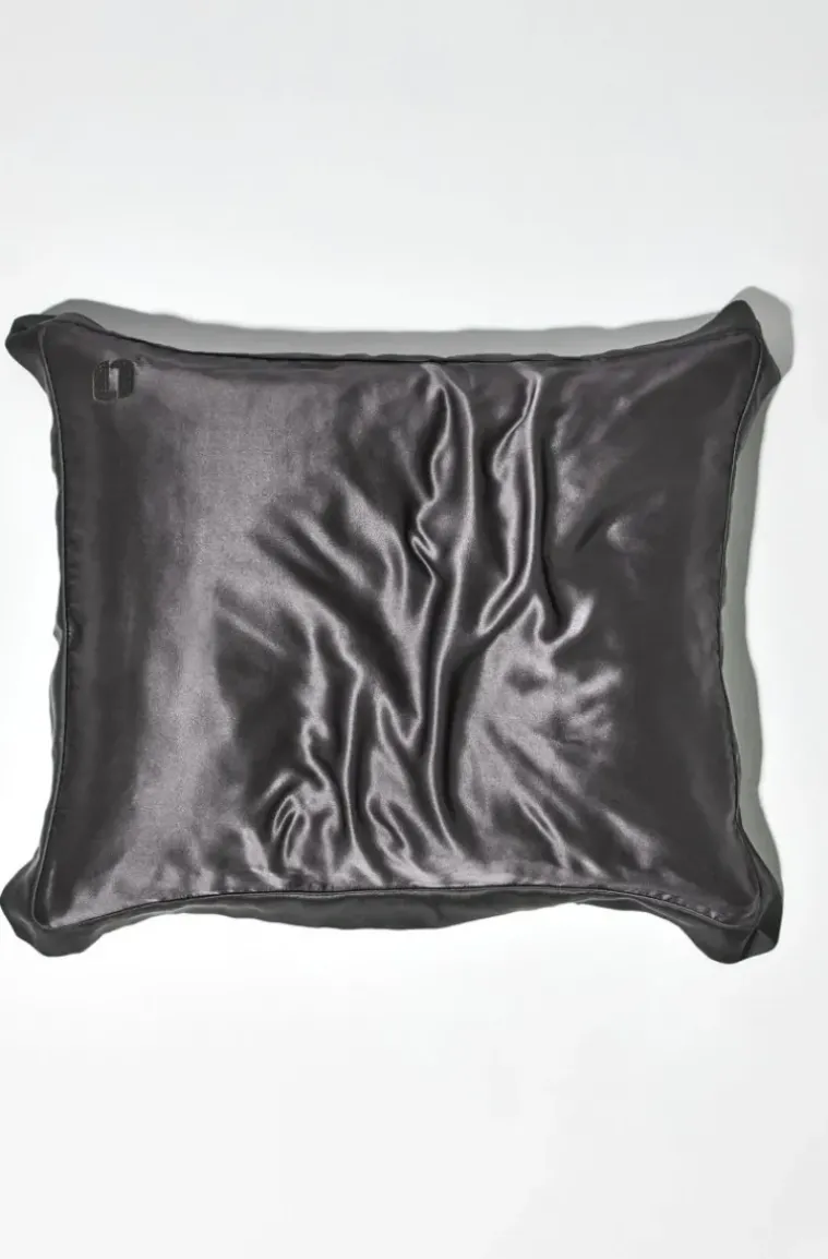 Our New Routine - Silk Pillowcase 003 Dark Grey