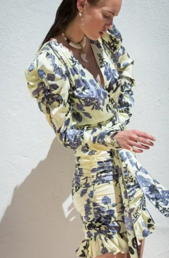Ravn Ravn - Rene Dress - Yellow Paisley