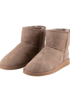 Shepherd of Sweden - Dam Laura Ankelhöga Fårskinnsboots Stone