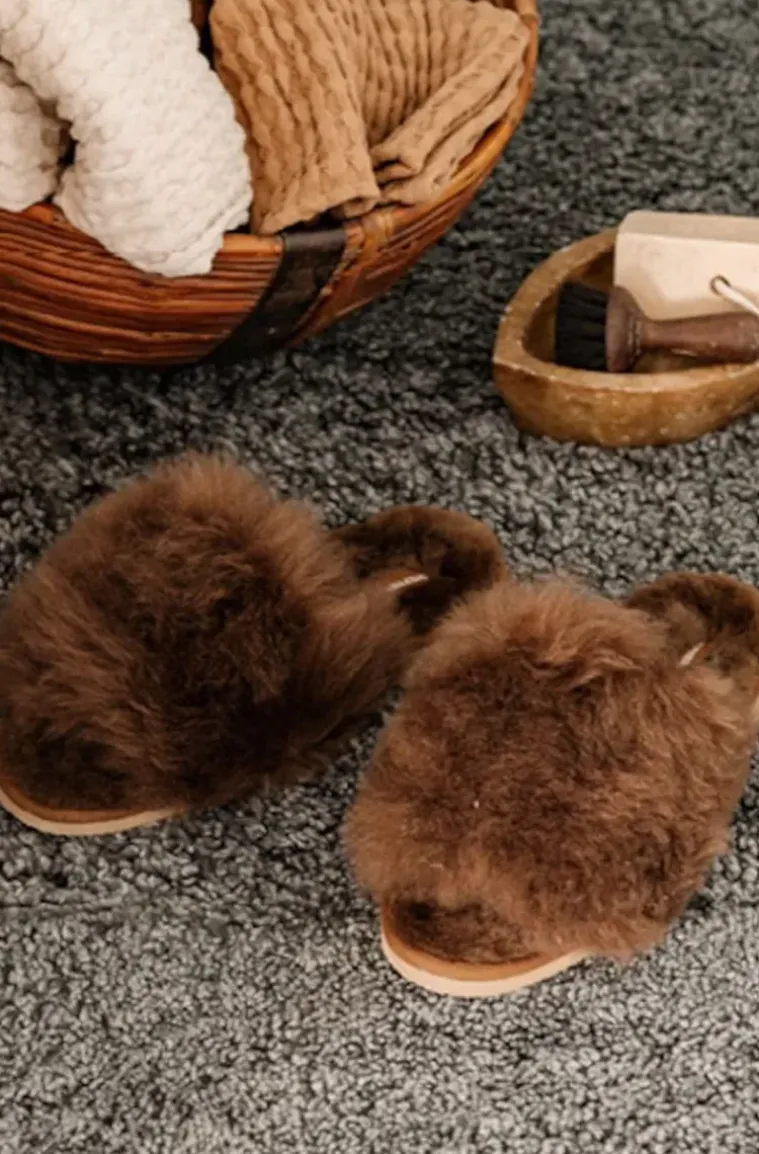Shepherd of Sweden - Dam Tessan Tofflor Rusty Brown