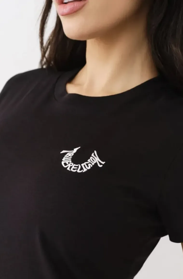 True Religion - Embroidered Horseshoe Tshirt - Jet Black