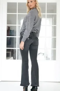 True Religion - Joey low rise Bootcut - Charcoal