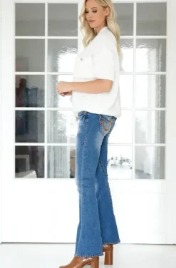 True Religion - Joey Rainbow Stitch Flare
