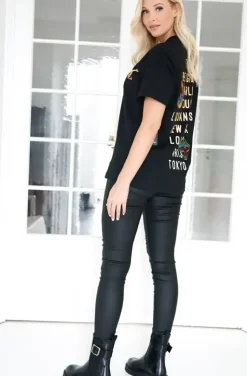 True Religion - Patch Short Sleeve Tee - Black